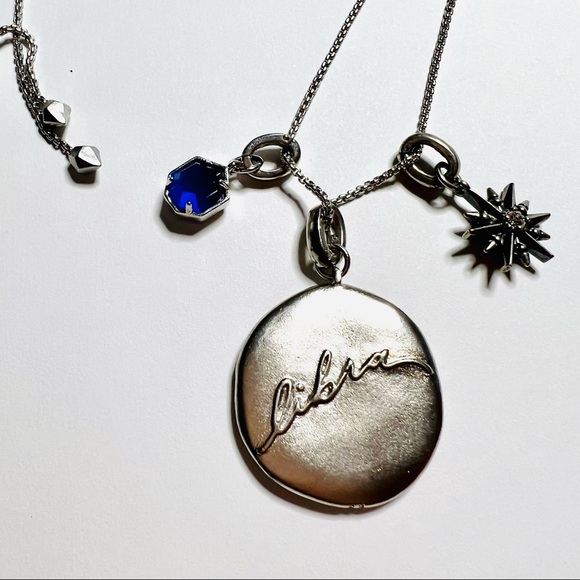 NWT KENDRA SCOTT HOROSCOPE LIBRA CHARM COIN PENDANT NECKLACE - Picture 7 of 9